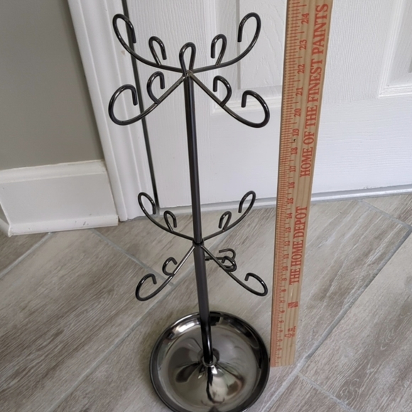 Umbra Adjustable Height Metal Jewelry Stand with Trinket Dish - Picture 12 of 12